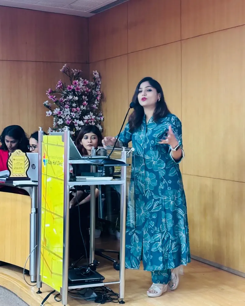 Dr. Rashmi Bhamare, Presenting